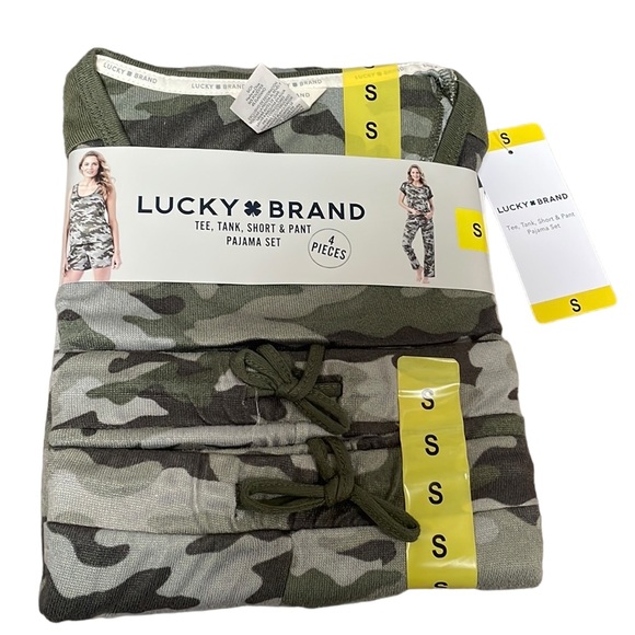Lucky Brand - 4 PC Pyjamas Set - Picture 4 of 4